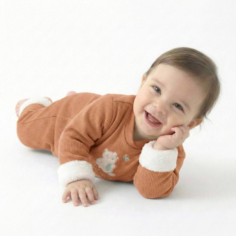 Cloud Fashion Orange Baby Salopette - Image 1